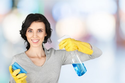 Technician performing steam carpet cleaning in Notting Hill